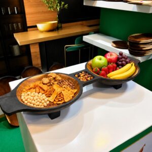 twin kiaat meat bowl